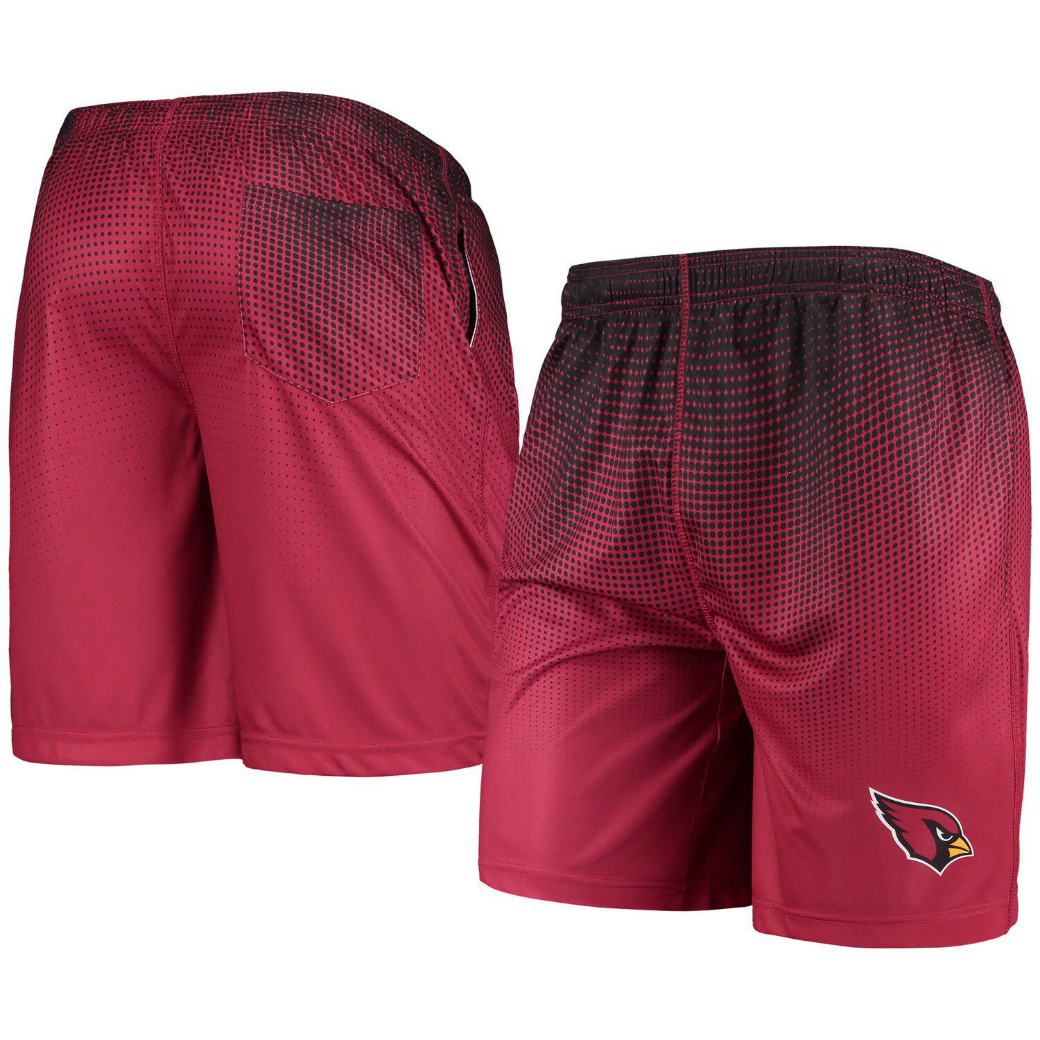 Image for Unbranded Men's FOCO Cardinal/Black Arizona Cardinals Pixel Gradient Training Shorts at Kohl's.