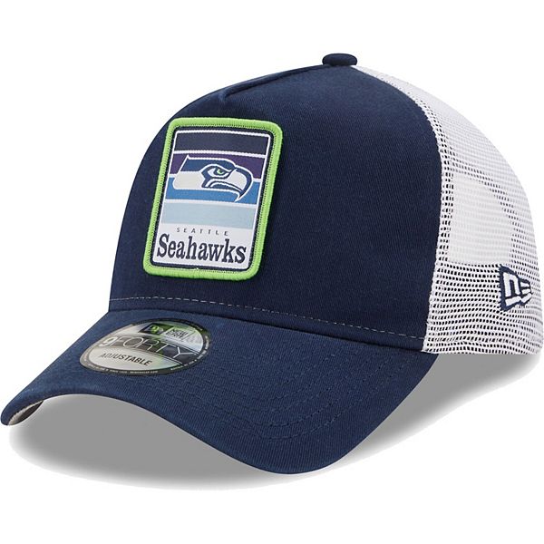 Women's New Era White/College Navy Seattle Seahawks Plus Size