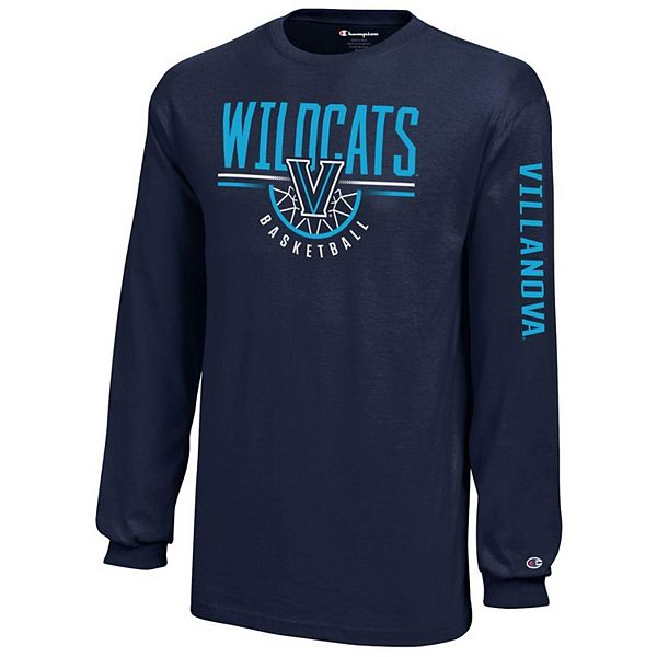 Youth Saints Basketball Youth Long Sleeve Tee Blue Chip