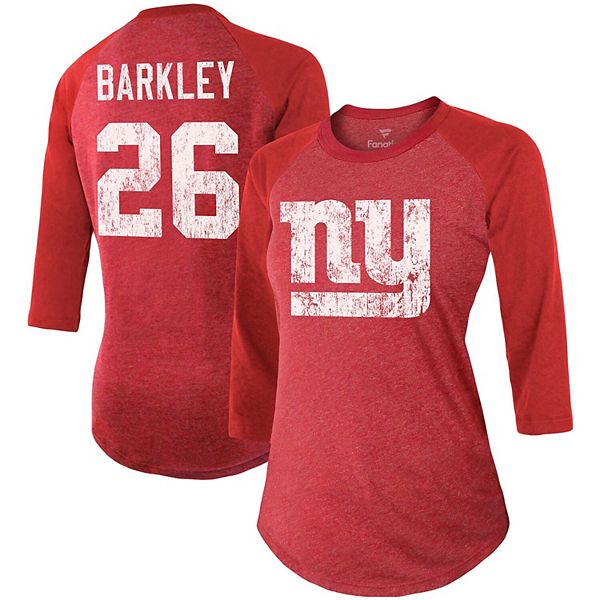 Saquon Barkley New York Giants Majestic Threads Player Name