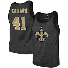 Men's Black New Orleans Saints Big & Tall Muscle Tank Top