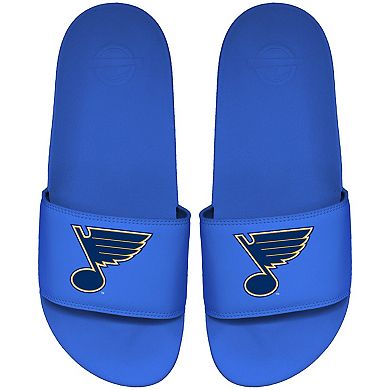 Men's ISlide Blue St. Louis Blues Primary Motto Slide Sandals