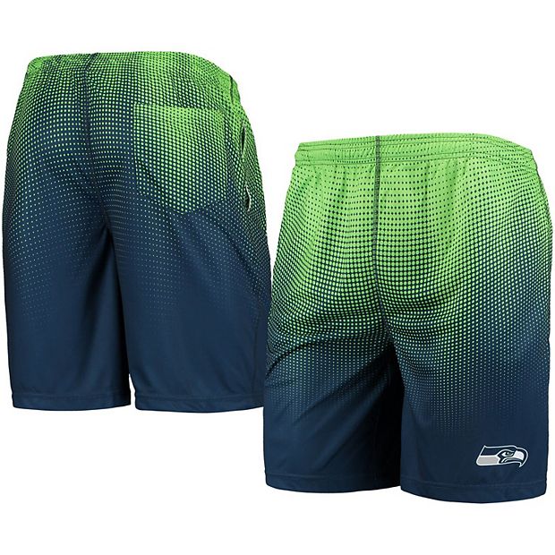 Men's Seattle Seahawks Comfy Pant, Navy/Neon Green