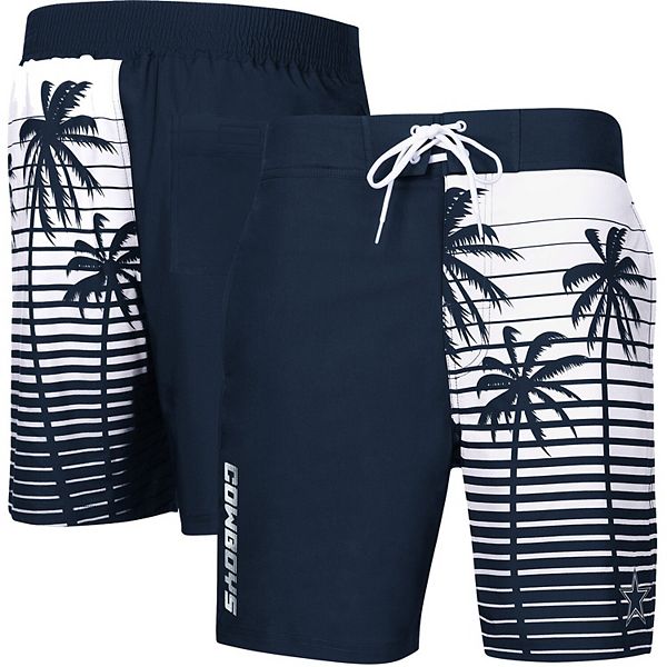 Men's G-III Sports by Carl Banks Navy Dallas Cowboys Volley Swim Trunks