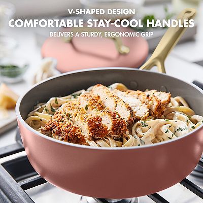 GreenPan GP5 Colors 14 pc Hard Anodized Ceramic NonStick Cookware Set
