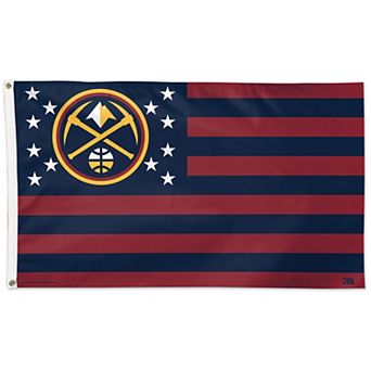 WinCraft Denver Nuggets 3' x 5' Stars & Stripes One-Sided Flag
