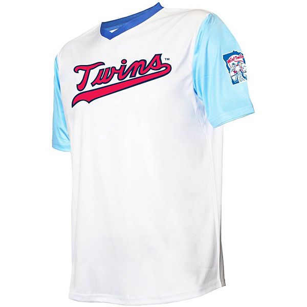Men's Stitches White Minnesota Twins Cooperstown Collection