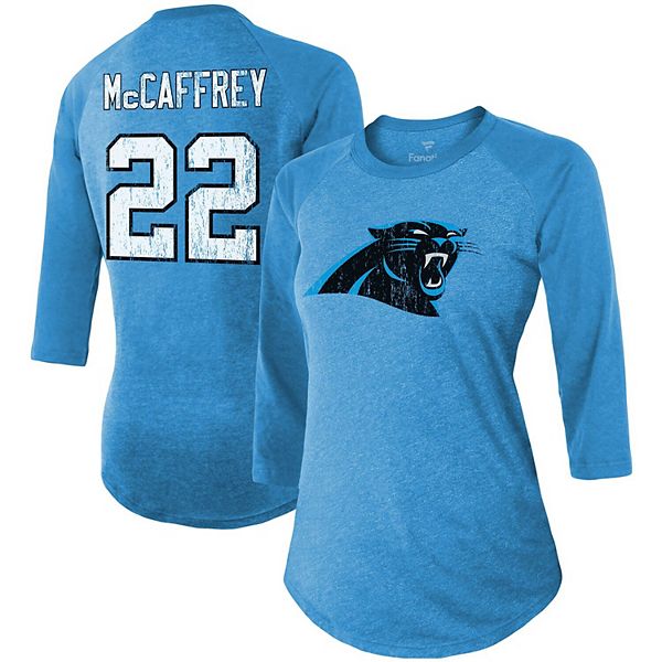 Women s Fanatics Branded Christian McCaffrey Blue Carolina