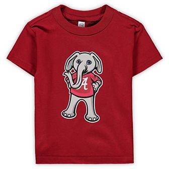 Toddler Crimson Alabama Crimson Tide Big Mascot Logo T-Shirt