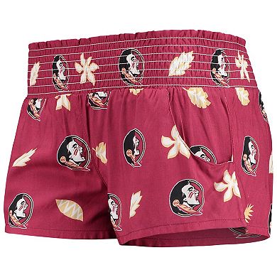 Women's Wes & Willy Garnet Florida State Seminoles Beach Shorts