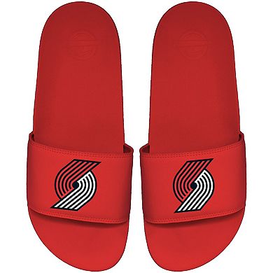 Men's ISlide Red Portland Trail Blazers Primary Motto Slide Sandals