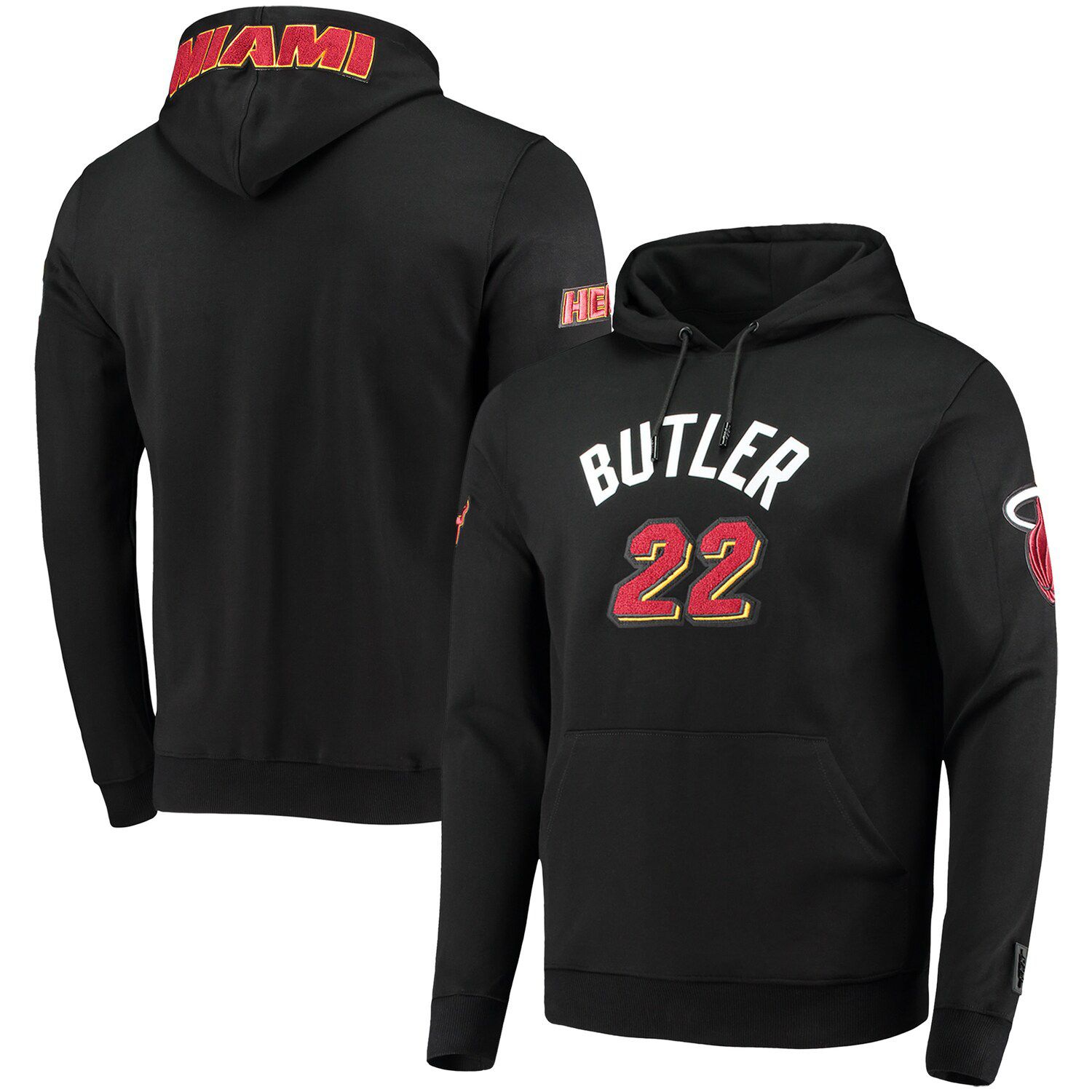 Image for Unbranded Men's Pro Standard Jimmy Butler Black Miami Heat Player Pullover Hoodie at Kohl's.