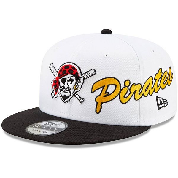 Men's New Era White Pittsburgh Pirates Vintage 9FIFTY Snapback Hat