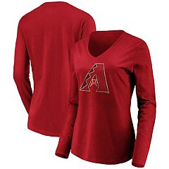 Arizona Diamondbacks Fanatics Branded Weathered Official Logo Tri-Blend T- Shirt - Charcoal