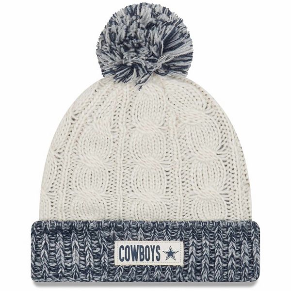 Dallas Cowboys '47 Bering Cuffed Knit Hat with Pom - Navy