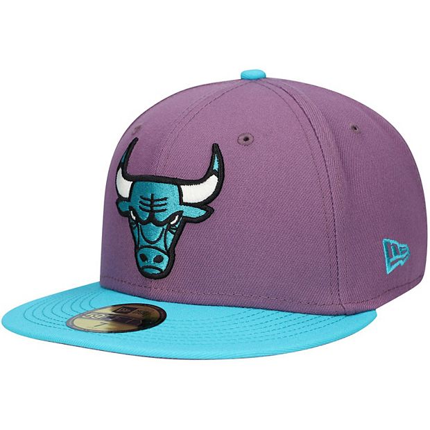 New Era Chicago Bulls 59FIFTY Two-Tone Fitted Hat (Red/Black) 7 1/2