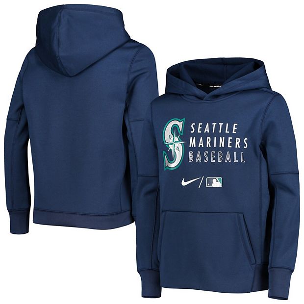 Seattle Mariners Navy Hoodie Sz. L