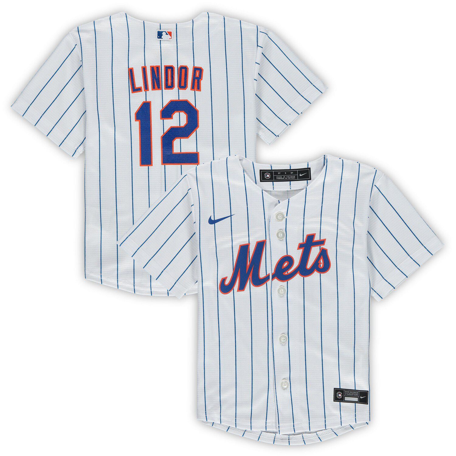 Francisco Lindor New York Mets Big & Tall Replica Player Jersey - Royal