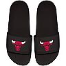 Men's ISlide Black Chicago Bulls Primary Motto Slide Sandals