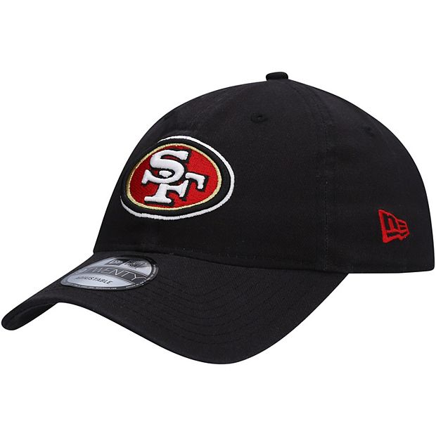 Men's New Era Black San Francisco 49ers Veteran 9FIFTY Adjustable Snapback  Hat