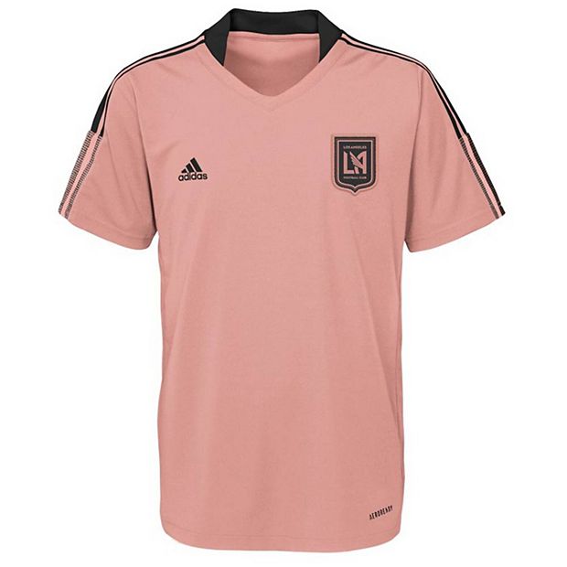 Youth adidas Pink LAFC 2021 Training Jersey