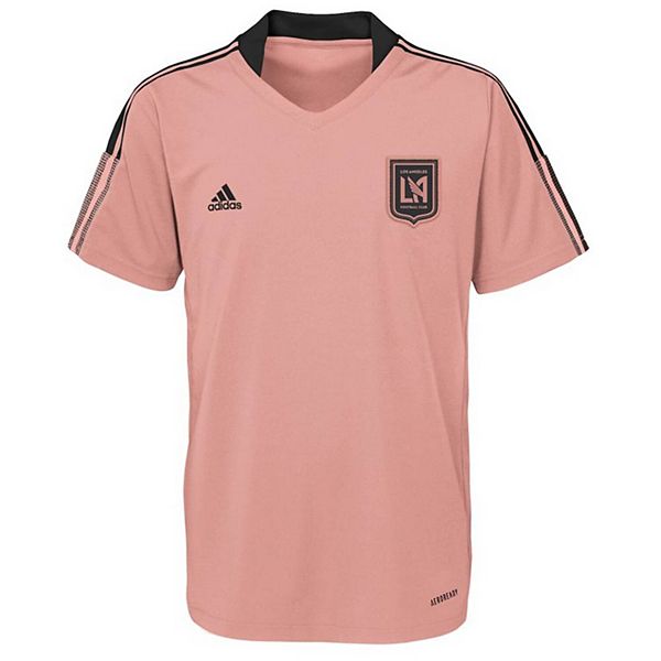 Youth adidas Pink LAFC 2021 AEROREADY Training Jersey Youth adidas Pink LAFC 2021 AEROREADY Training Jersey