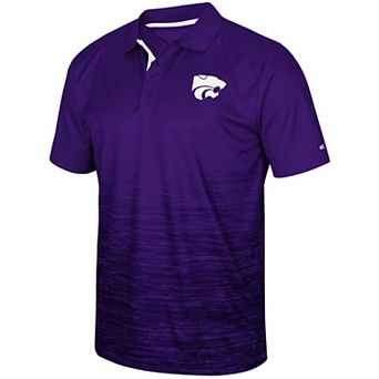 Men's Colosseum Purple Kansas State Wildcats Marshall Polo
