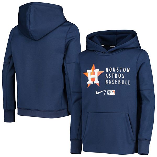 Youth Nike Navy Houston Astros Authentic Collection Performance Pullover  Hoodie