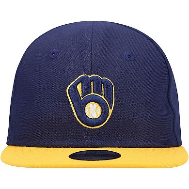 Infant New Era Navy Milwaukee Brewers My First 9FIFTY Hat