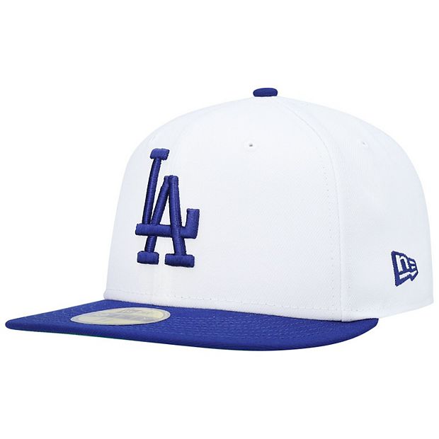 Men's New Era Royal Los Angeles Dodgers White Logo 59FIFTY Fitted