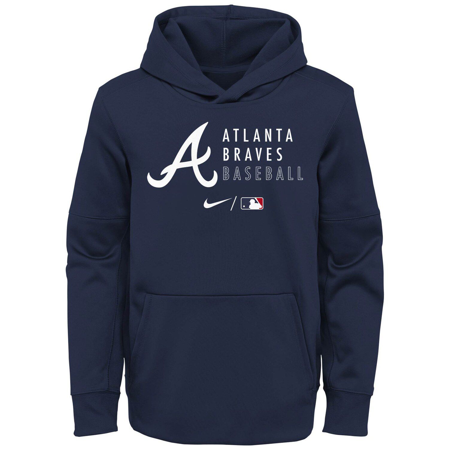 atlanta braves youth hoodie