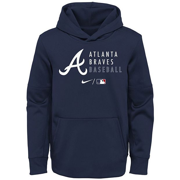 Youth Nike Navy Atlanta Braves Authentic Collection Performance