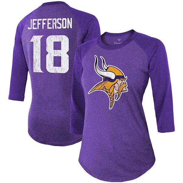 Justin Jefferson Griddy Shirt Womens Vikings Shirt Minnesota Vikings Gift -  Happy Place for Music Lovers