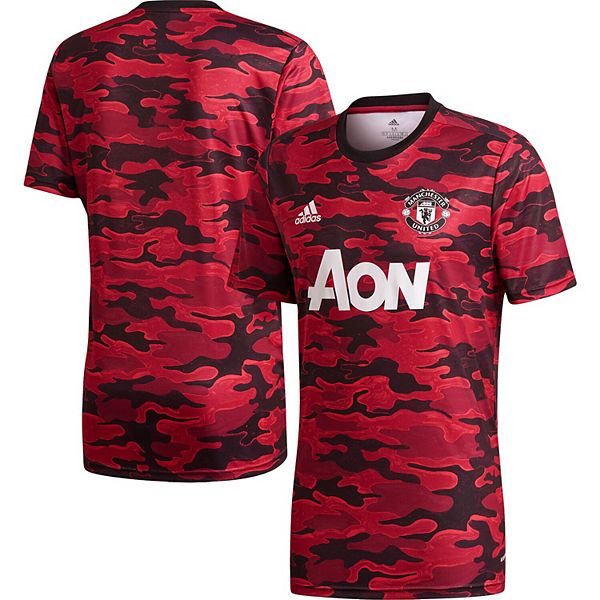 Men's adidas Red Manchester United 2020/21 Pre-Match Jersey