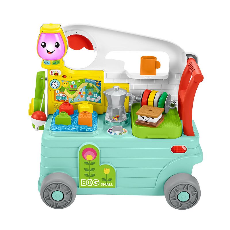 Fisher-Price 3-in-1 On-the-Go Camper, Multicolor