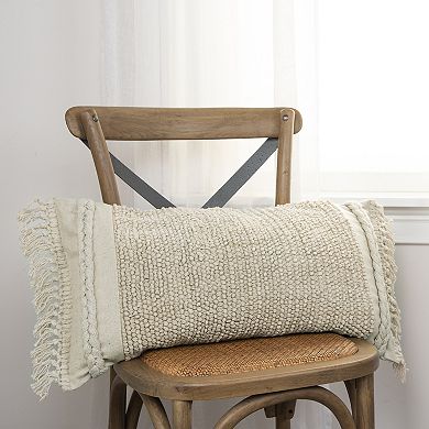 Rizzy Home Lola Down Fill Throw Pillow