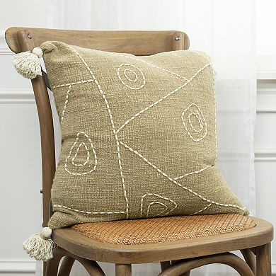 Rizzy Home Linn Throw Pillow