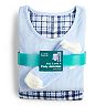 Women's Croft & Barrow® Velour Long Sleeve Pajama Top & Pajama Pants Set 