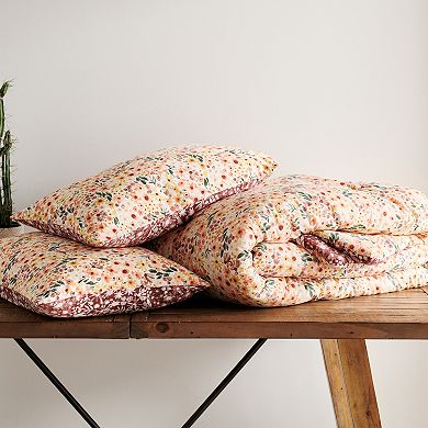 Sonoma Goods For Life® Valetta Floral Print Comforter Set with Shams