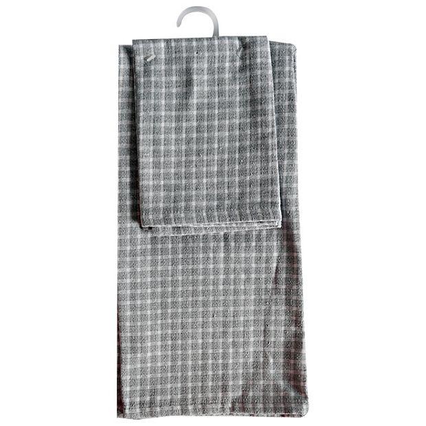 Hotel Gray Kitchen Towel 2-pk