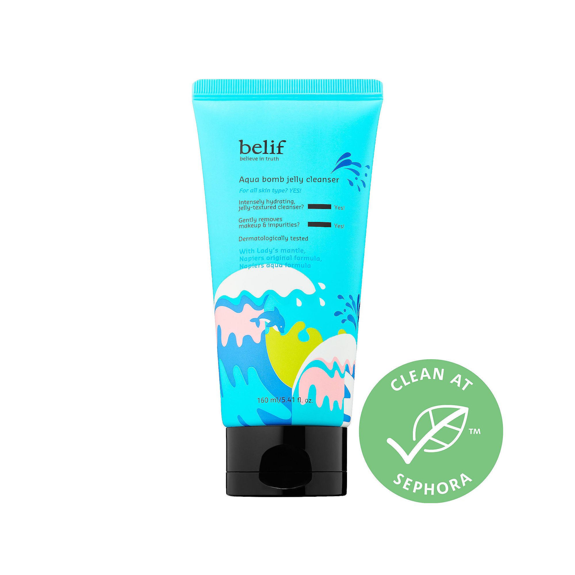 63934442 belif Aqua Bomb Hydrating Jelly Cleanser, Size: 5. sku 63934442