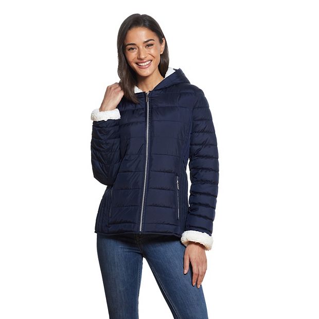 Kohls womens best sale puffer jackets