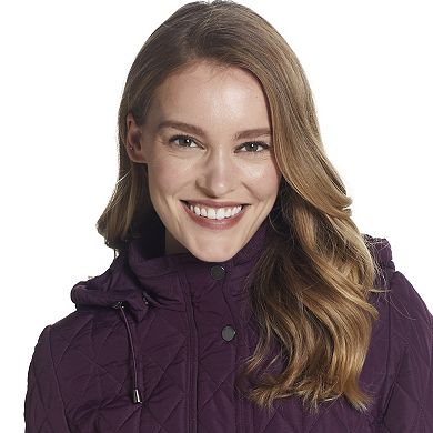 Women's Weathercast Hooded Quilted Walker Jacket