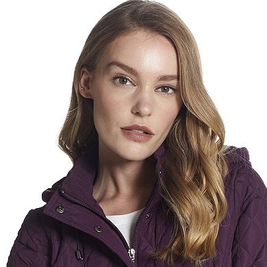 Women's Weathercast Hooded Quilted Walker Jacket