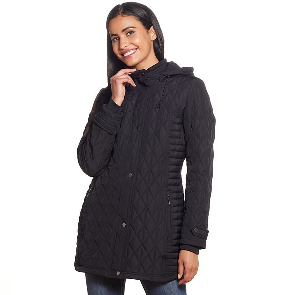 Women's Weathercast Hooded Quilted Walker Jacket