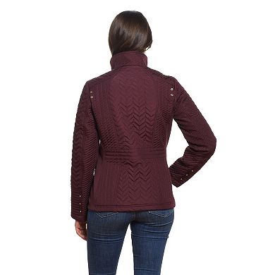 Women's Weathercast Quilted Side-Stretch Jacket