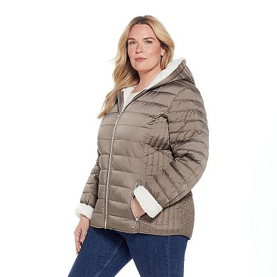 Women's Weathercast Sherpa-Lined Puffer Jacket