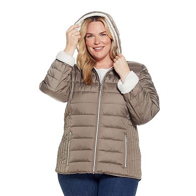 Women's Weathercast Sherpa-Lined Puffer Jacket