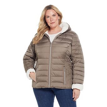 Women's Weathercast Sherpa-Lined Puffer Jacket