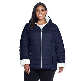 Women's Weathercast Sherpa-Lined Puffer Jacket